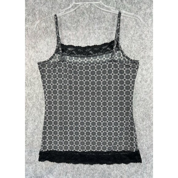 Maurices Women's Large Black Lace Trim Cami Tank - Picture 4 of 9